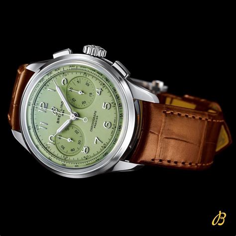 breitling green premier|breitling premier chronograph 42.